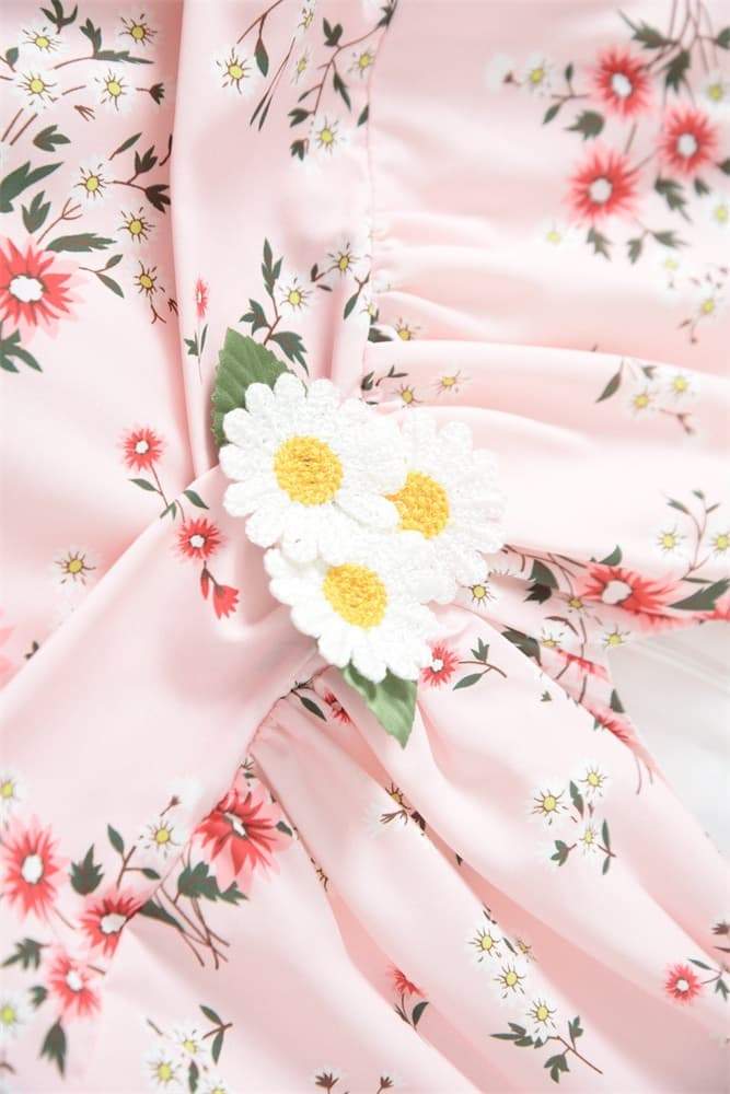 Hanna Baskılı Puf Kol Maxi Elbise