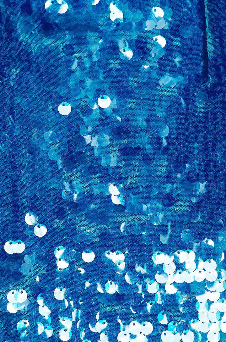 Hedy Payetler Kesik Yırtmaçlı Maxi Elbise