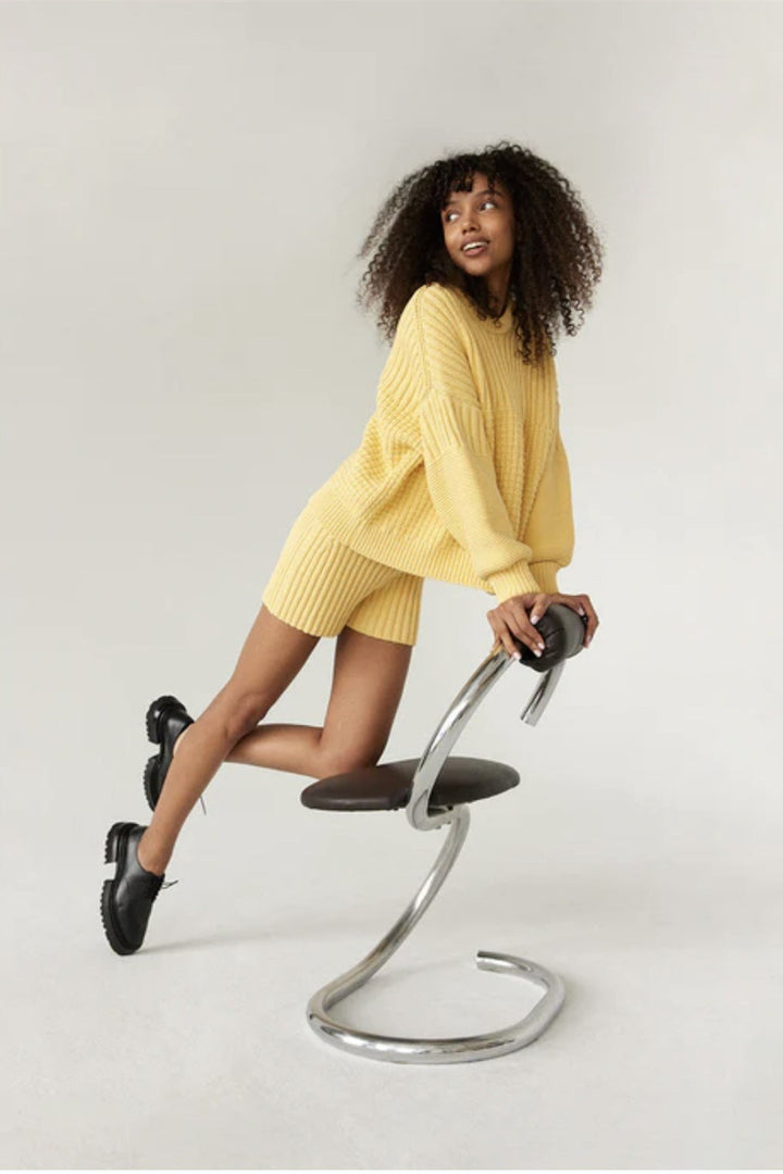 Jocelyn Puf Kol Örgü Takım