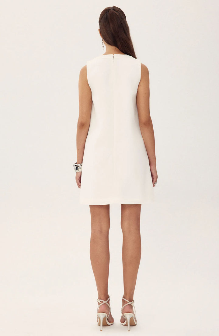 Beverly Çiçek İşlemeli Kesim Mini Elbise