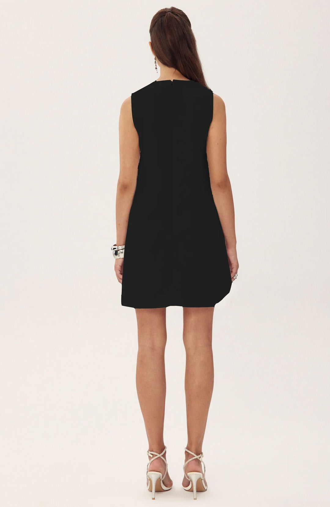 Beverly Çiçek İşlemeli Kesim Mini Elbise