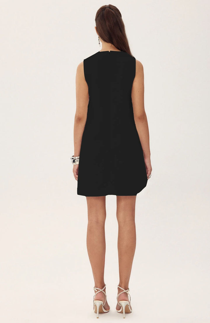 Beverly Çiçek İşlemeli Kesim Mini Elbise