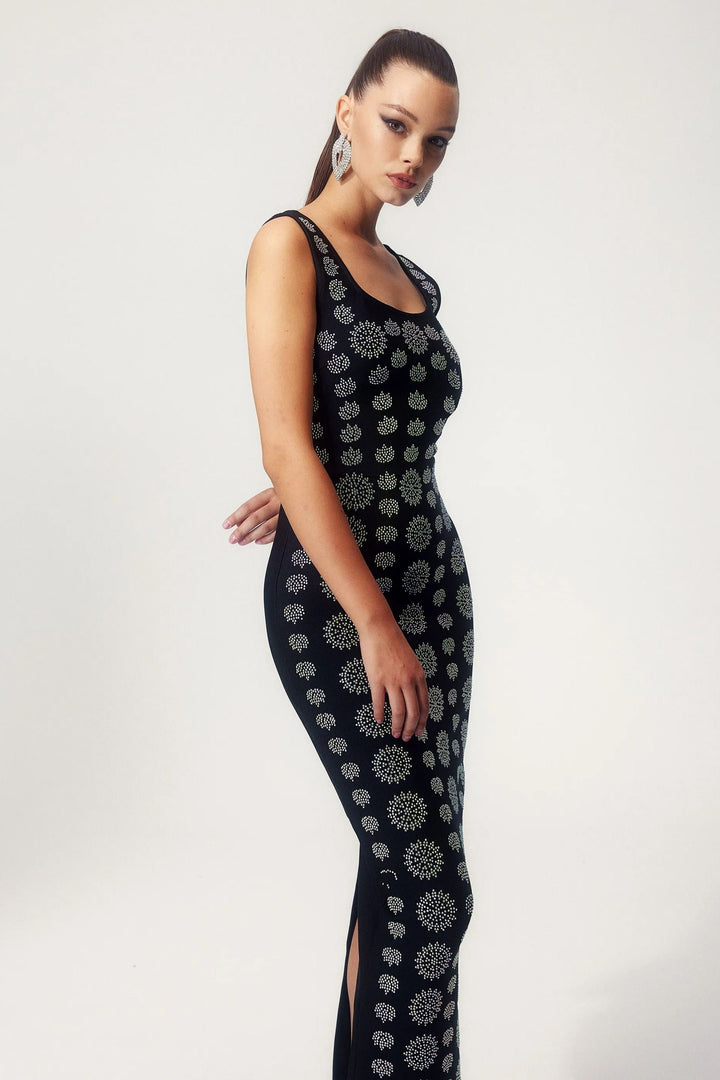 Moira Diamante Tank Maxi Bandaj Elbise