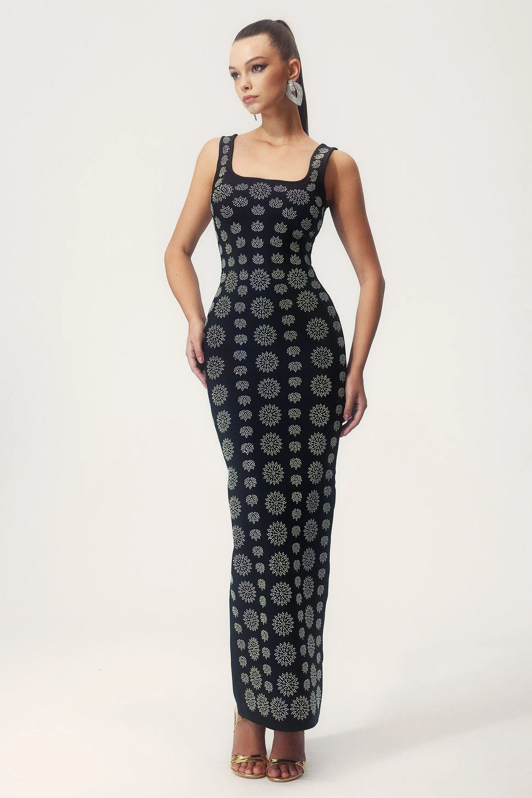 Moira Diamante Tank Maxi Bandaj Elbise