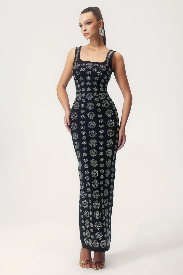 Moira Diamante Tank Maxi Bandaj Elbise