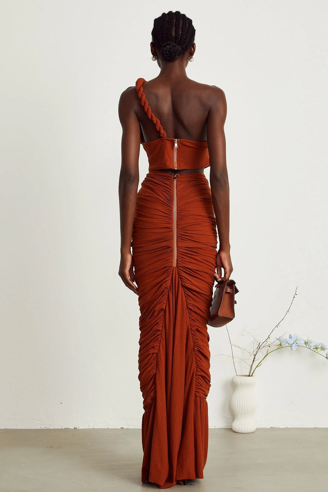 Marico Bükümlü Dekolte Etek Takım