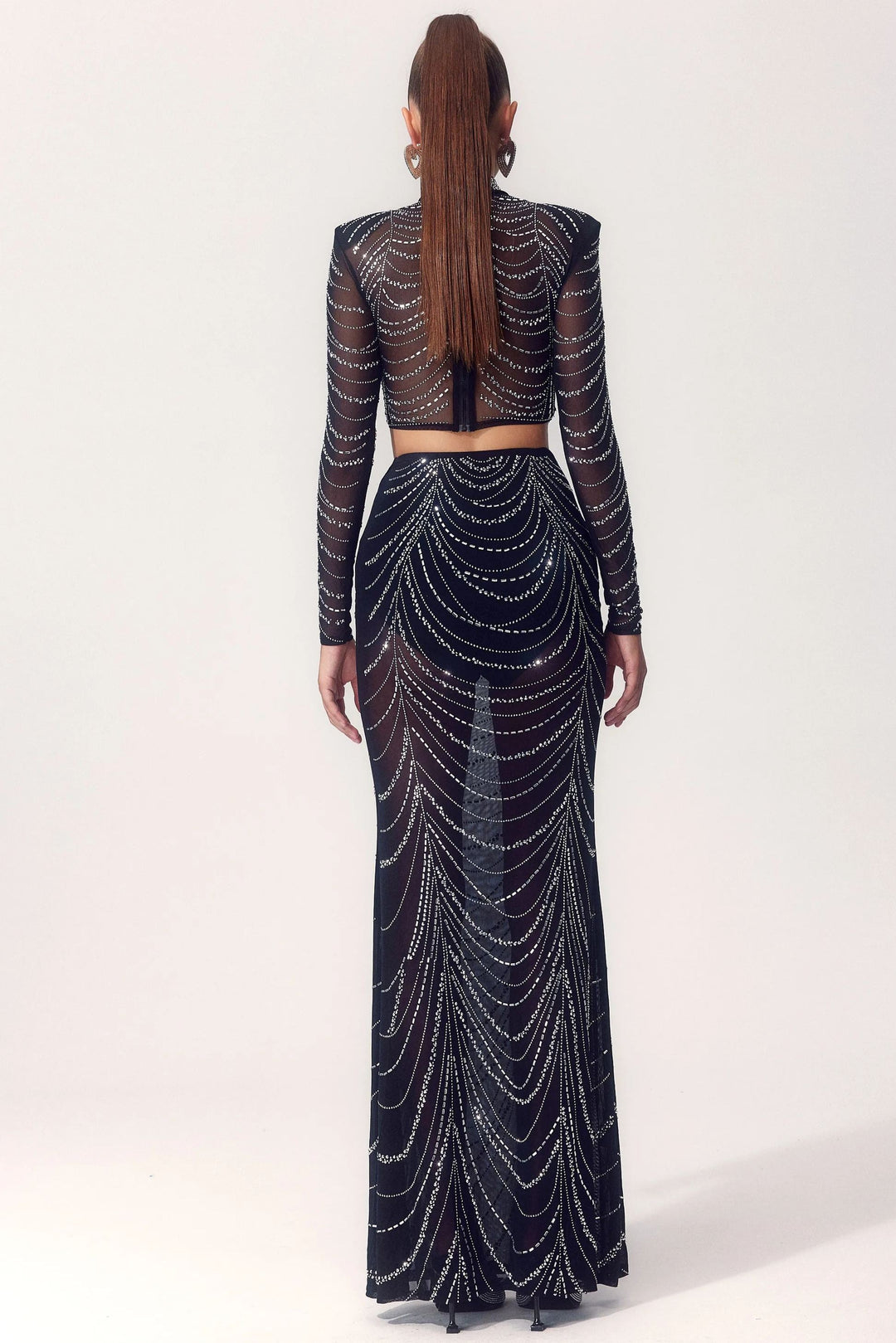 Selena Süslü Pırlanta Örgü Set