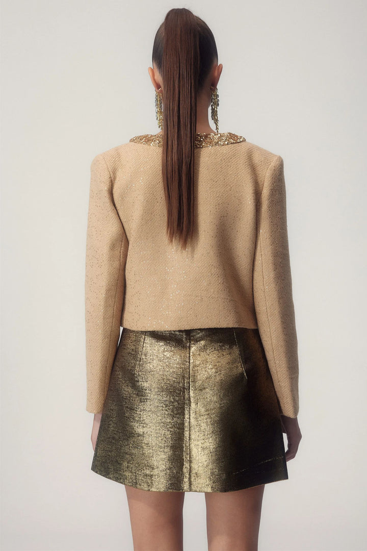 Megan Pul Detaylı Yelek Hırka İkili Takım