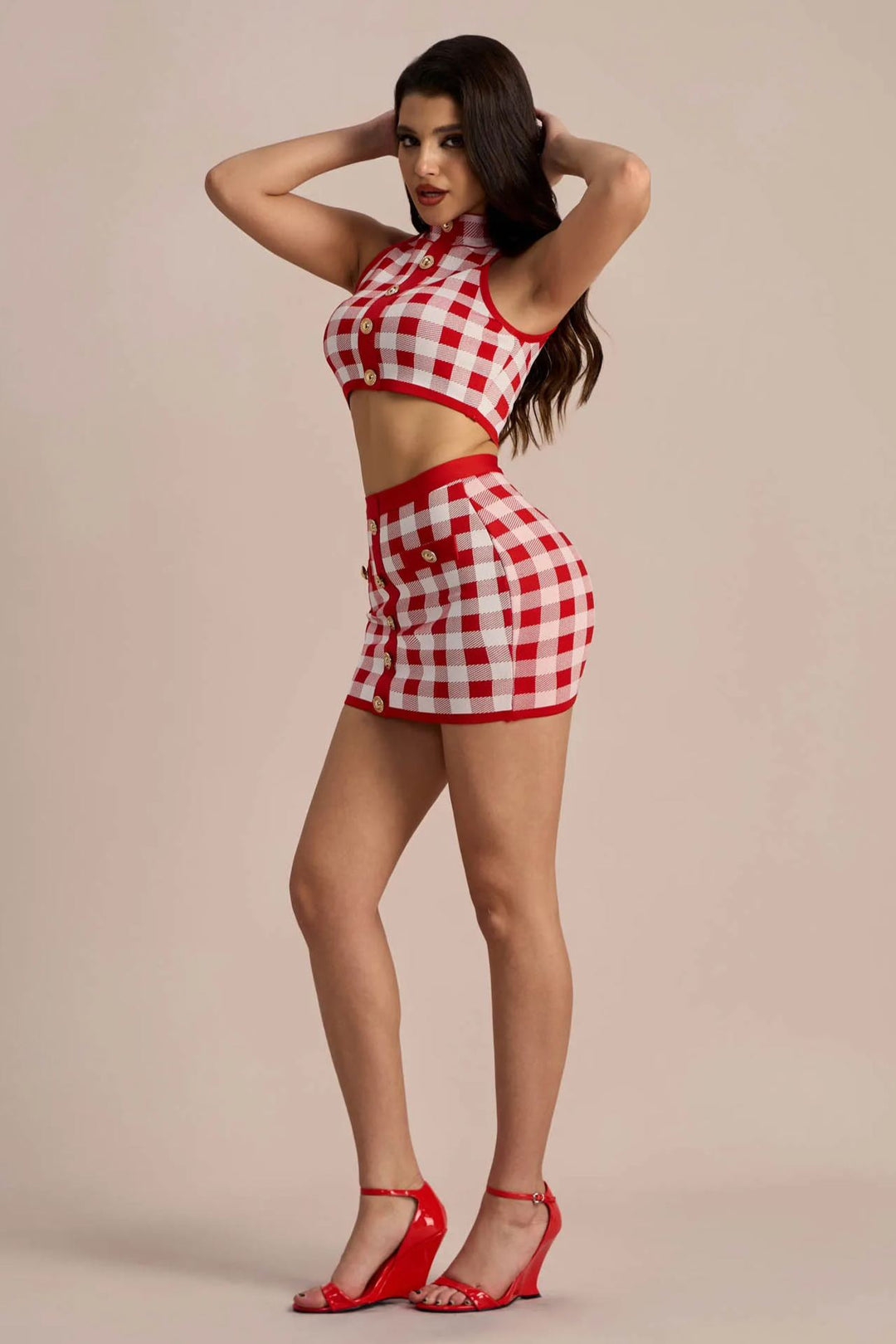 Natalie Pötikareli Kareli Bandaj Etek Takım