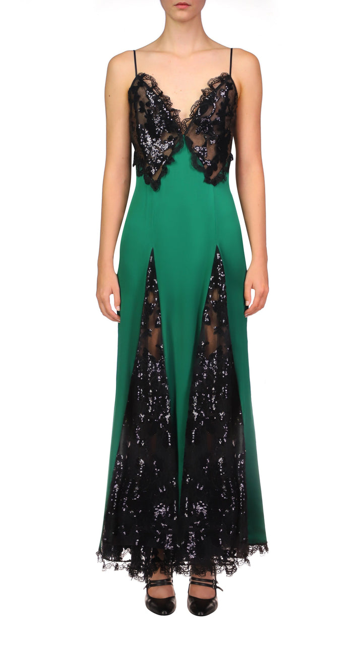 Susanna V Yaka Payet İşlemeli Maxi Elbise