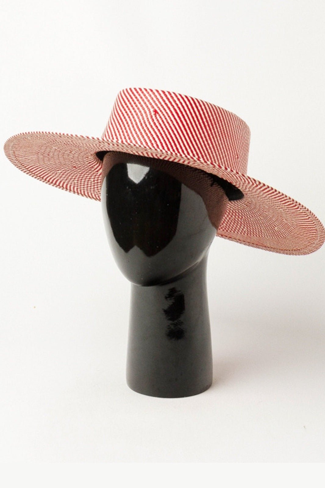 Janey Çizgili Örgü Kayıkçı Şapkası