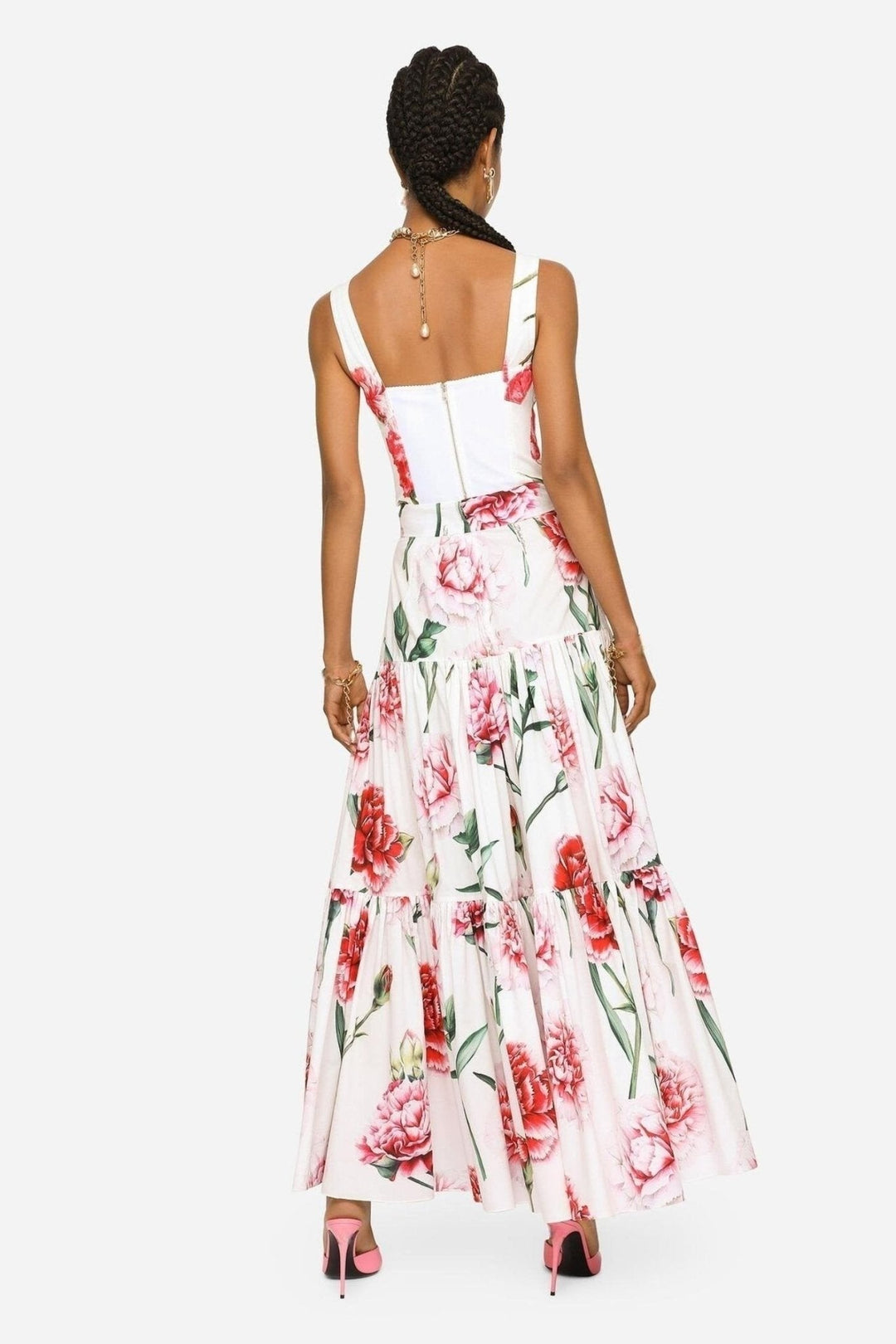 Jemima Baskılı Katlı Askılı Maxi Takım