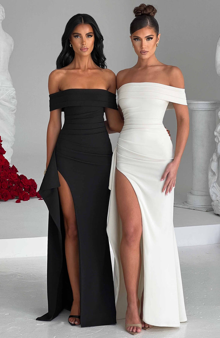 Joyce Maxi Elbise - Fildişi