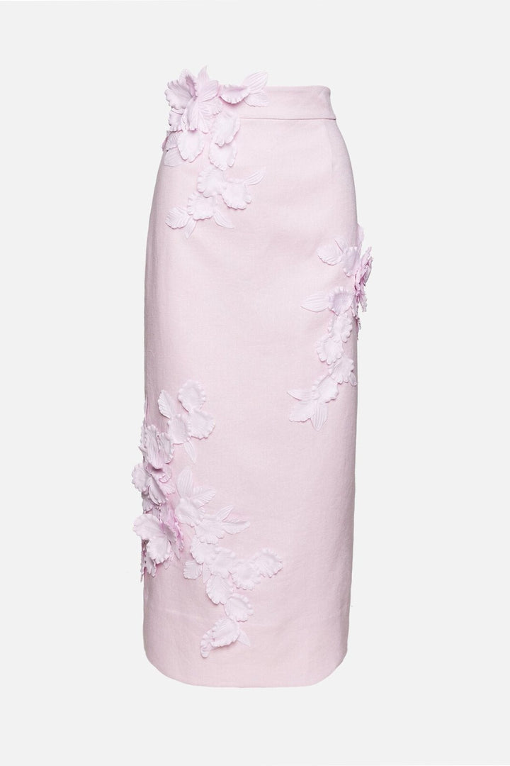 Evelyn Çiçek İşlemeli Elbise Takımı