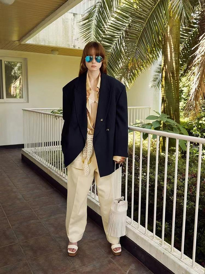 Rhoda Boyalı Çiçekli Bol Kesim Bluz