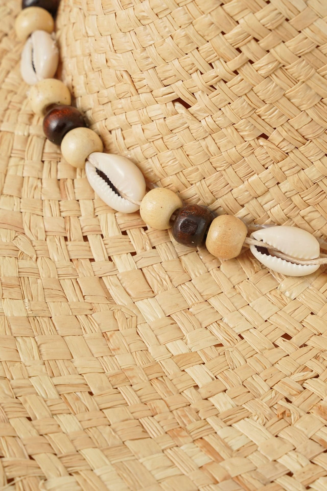 Phhyllis Şeritli Hasır Şapka