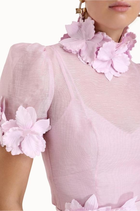 Evelyn Çiçek İşlemeli Elbise Takımı