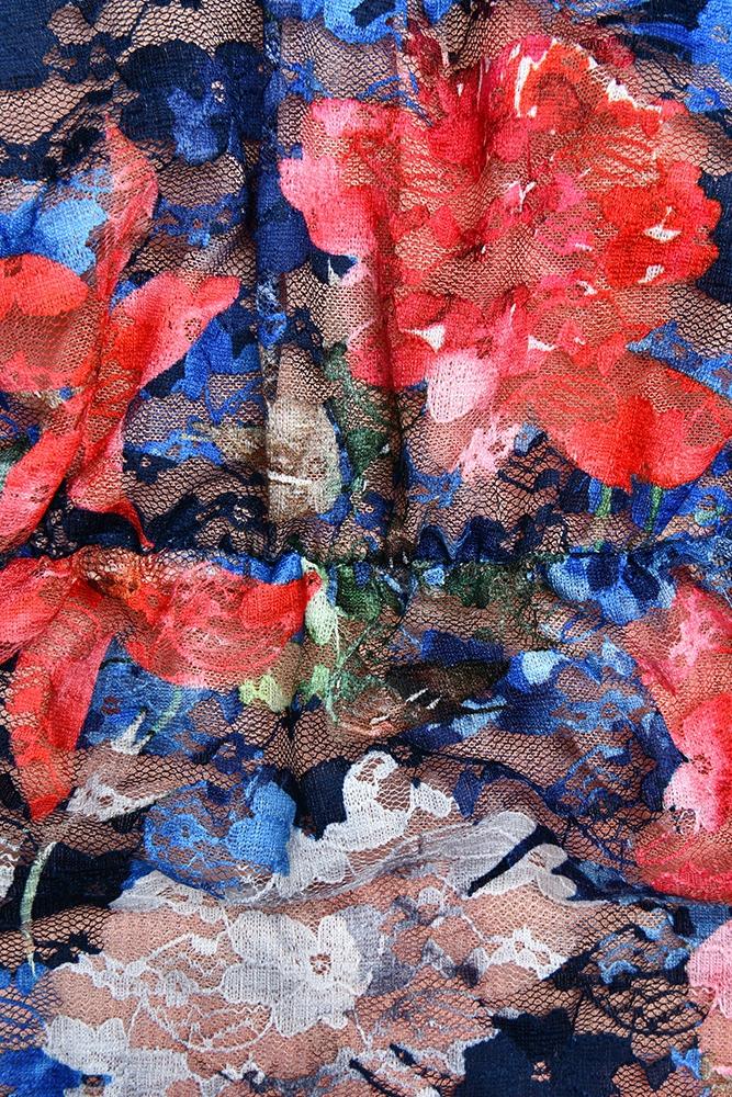 Judith Baskılı Fırfırlı Dantel Set