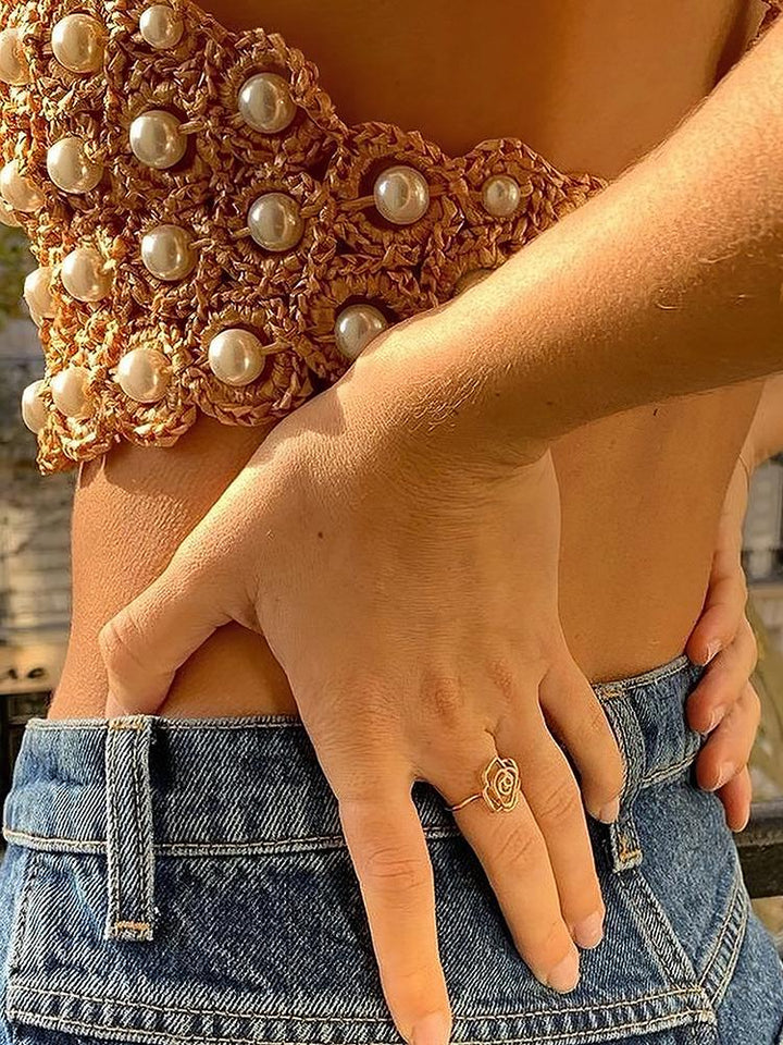 Haziran Tığ İşi İnci Kırpma Kaşkorse