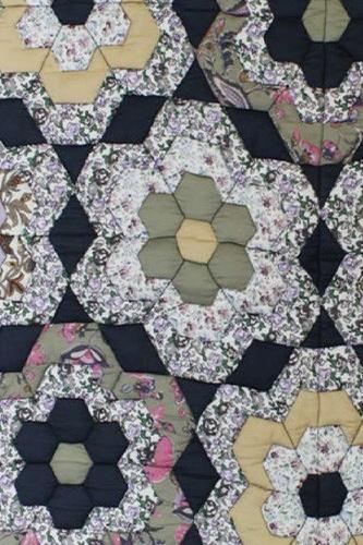 Kaylani Çiçek Baskılı Cabrio Kapitone Ceket