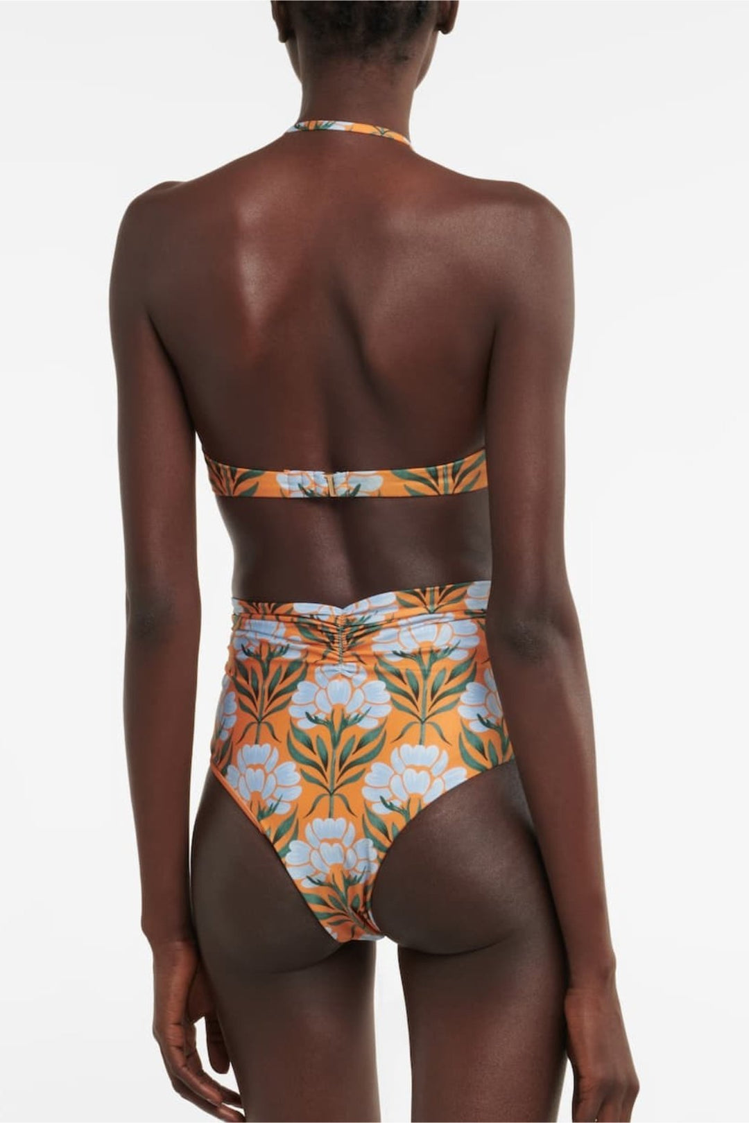 Lena Baskılı Büzgülü Üçlü Yüzme Seti