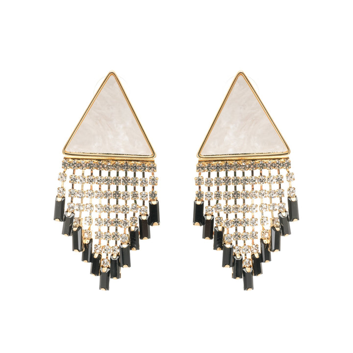 Lisette Üçgen Şeklinde Saçaklı Küpe