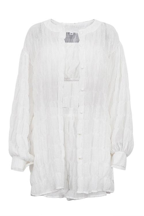 Lola Dokulu Şifon Üçlü Takım