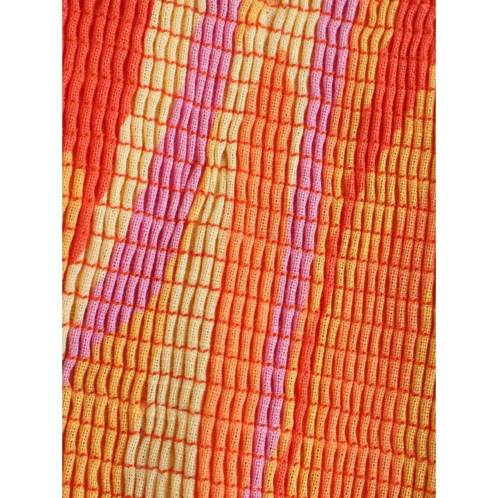 Lorna Baskılı Çapraz Boyundan Bağlı Bluz