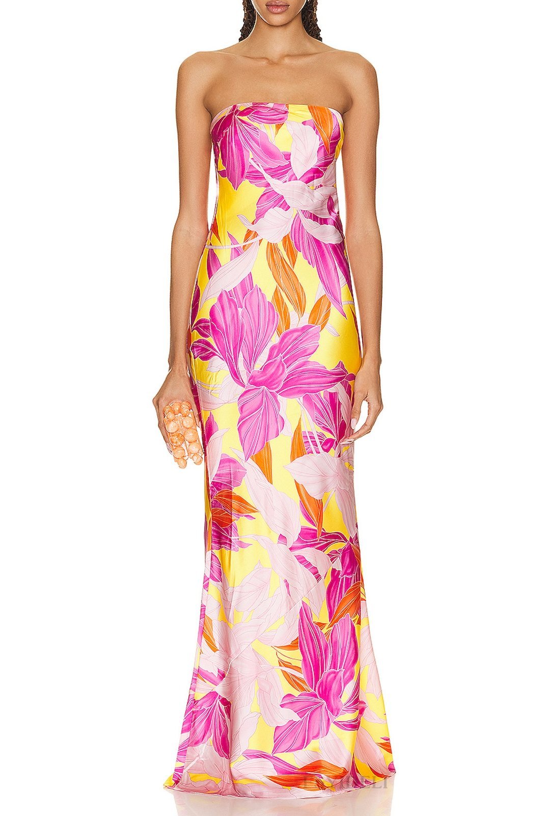 Lorna Straplez Uzun Tüp Elbise