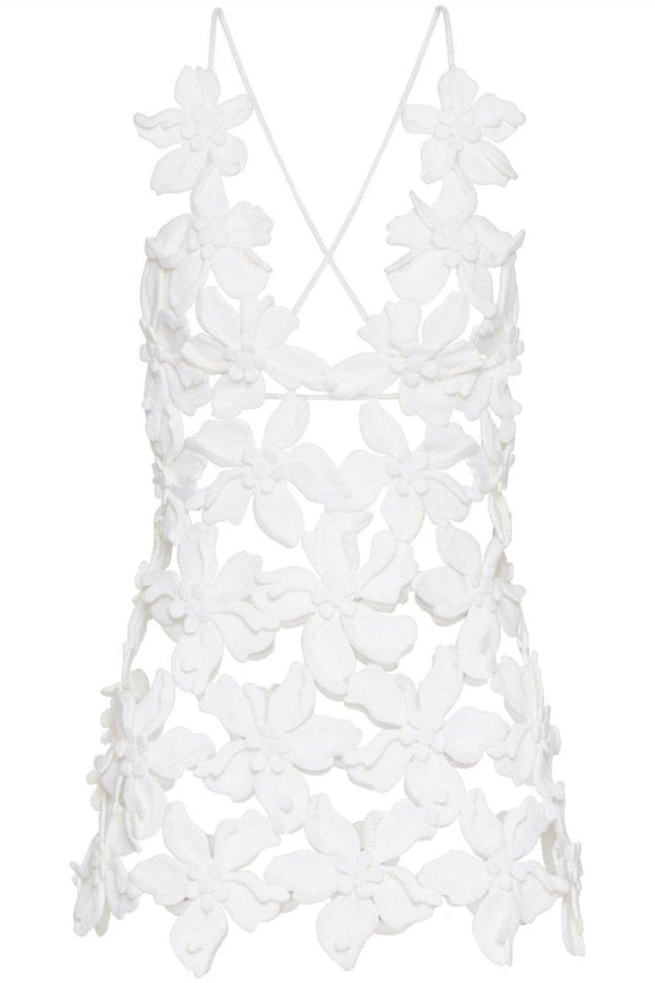 Lorraine Çiçek Aplikeli V Yaka Üst