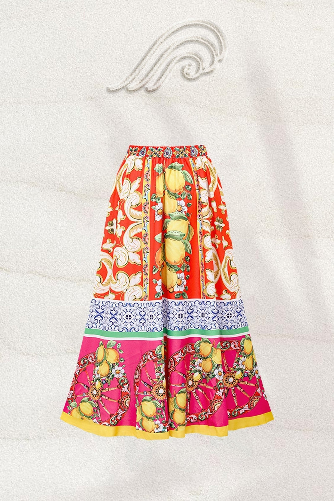 Lucinda Baskılı Fırfır İkili Yüzme Seti