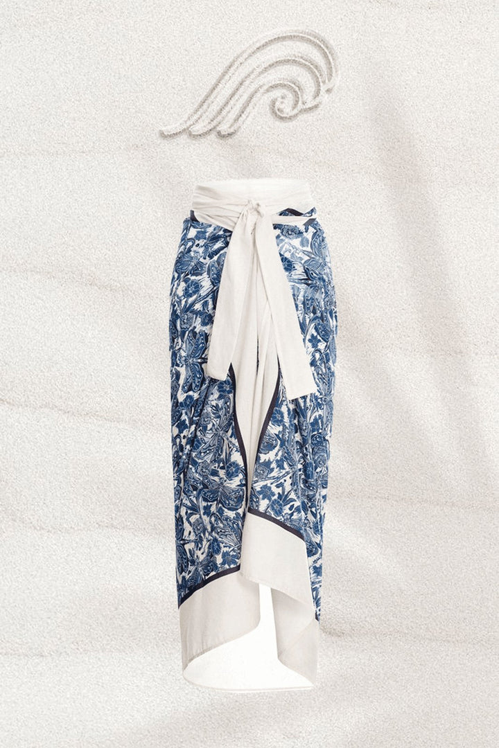 Maria Toile Baskılı Üç Parçalı Yüzme Seti