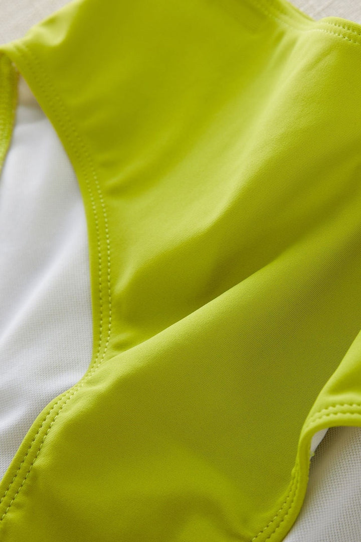 Marta Çiçek Bağcıklı Üç Parçalı Yüzme Seti