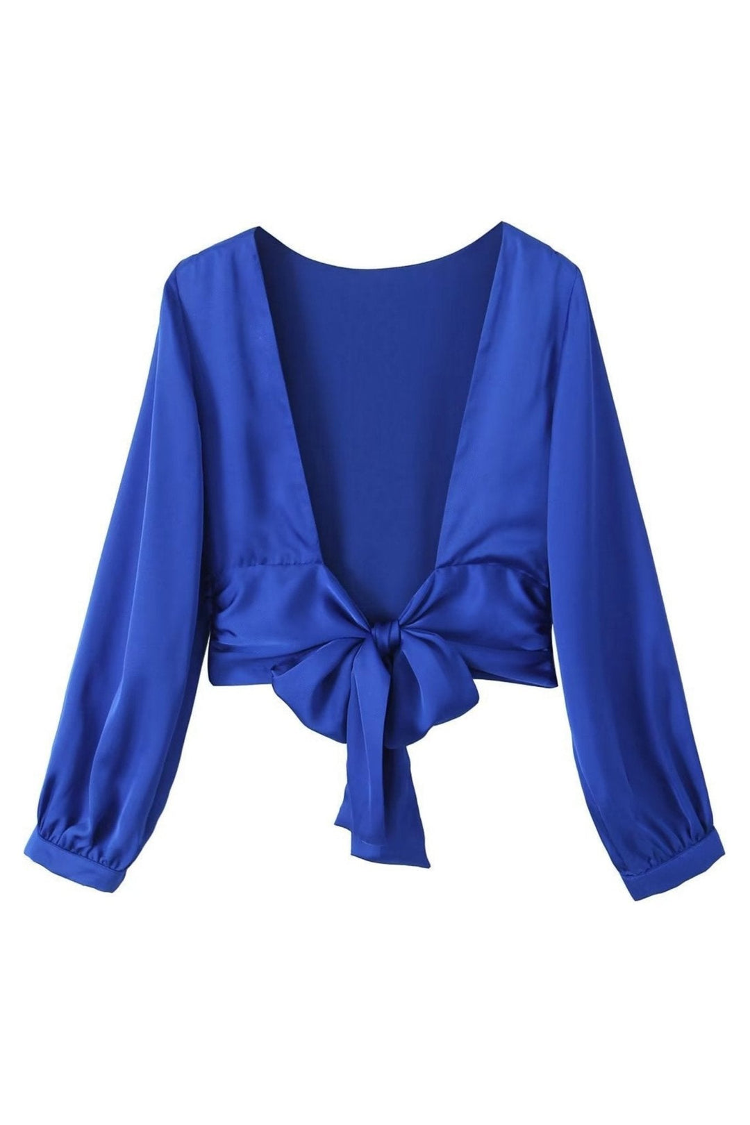 Martha Sırtı Açık Saten Üst