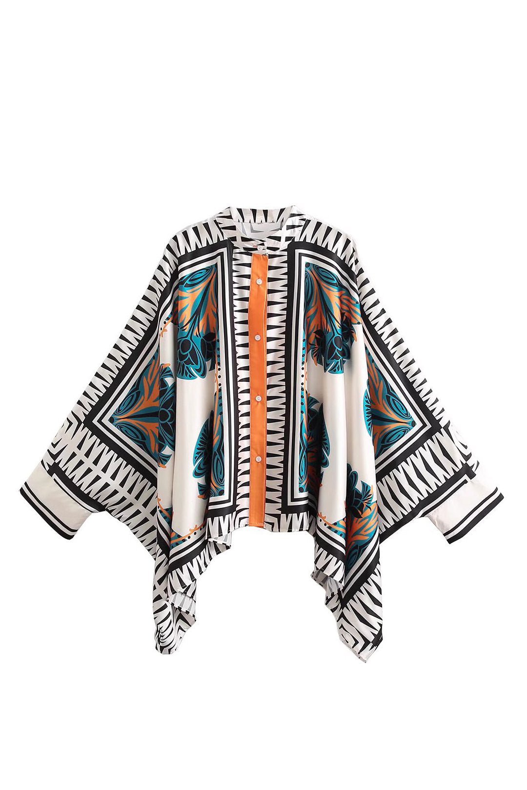 Maura Saten Çiçek Baskılı Takım