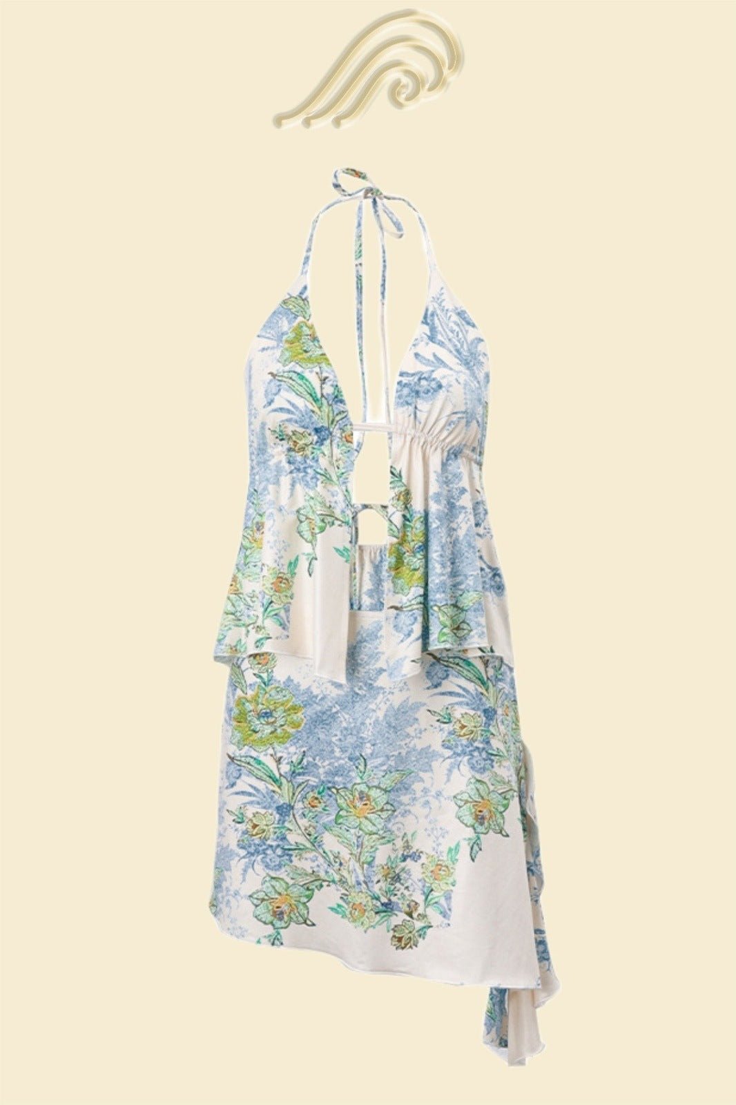 Melinda Baskılı İpli Takım