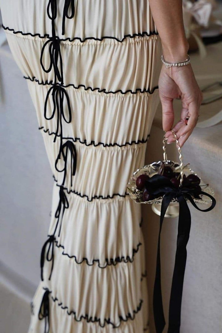 Melissa Fırfırlı Tünel Maxi Elbise