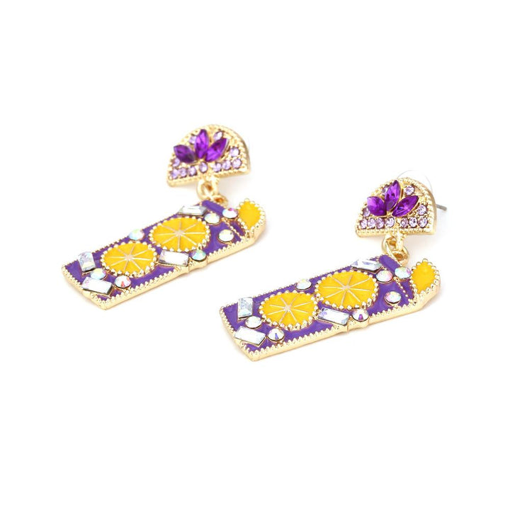 Mokteyl Pırlanta Damla Küpe