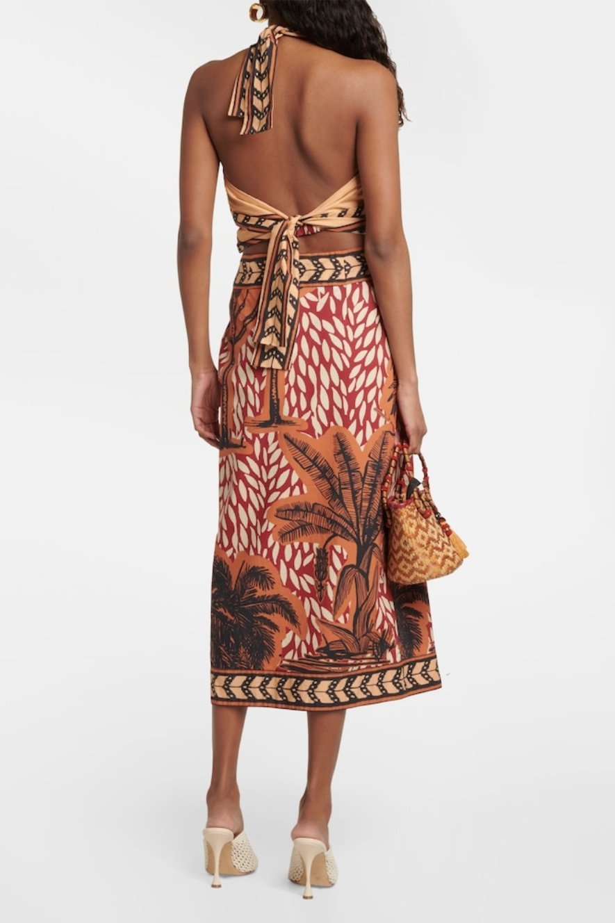 Moira Baskılı Üçlü Bikini Takımı