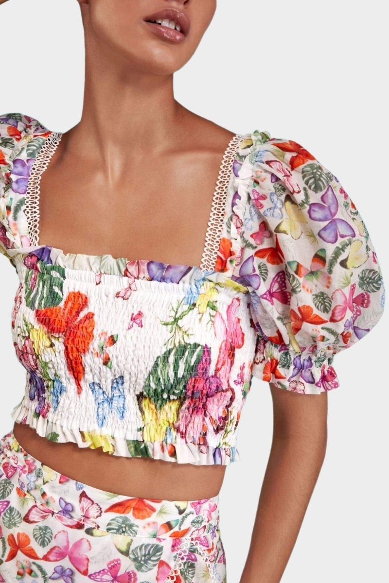 Mona Kelebek Baskılı Takım