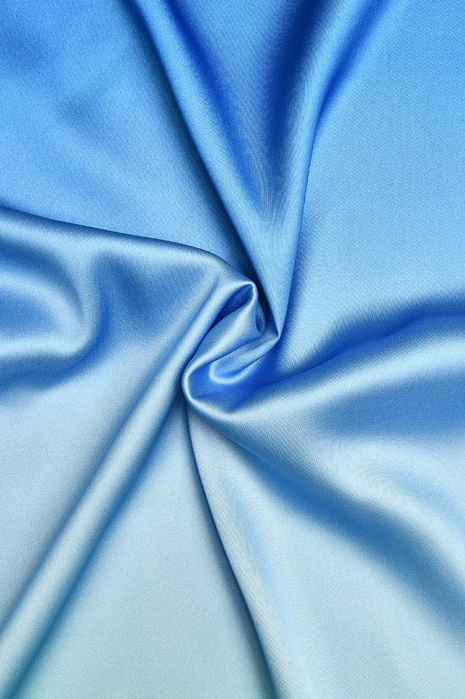 Monica Baskılı Salıncak Yaka Maxi Slip Elbise