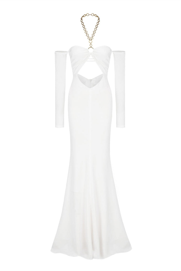 Adelaide Halter Cut Out Maxi Elbise