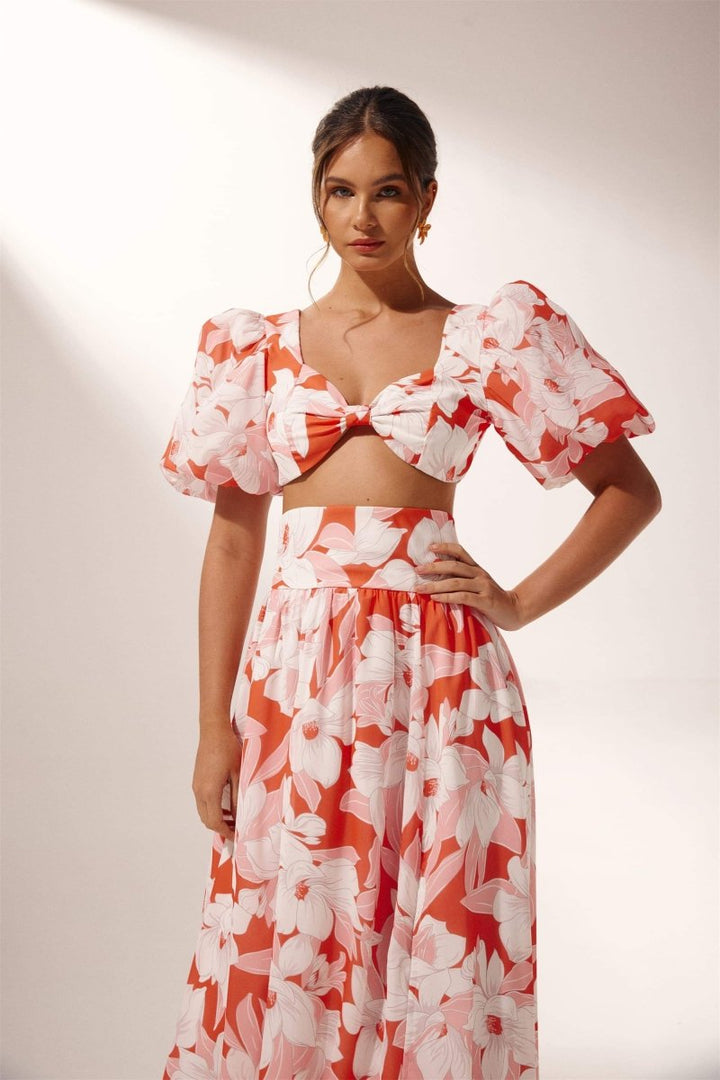 Nina Baskılı Puf Kol Takım