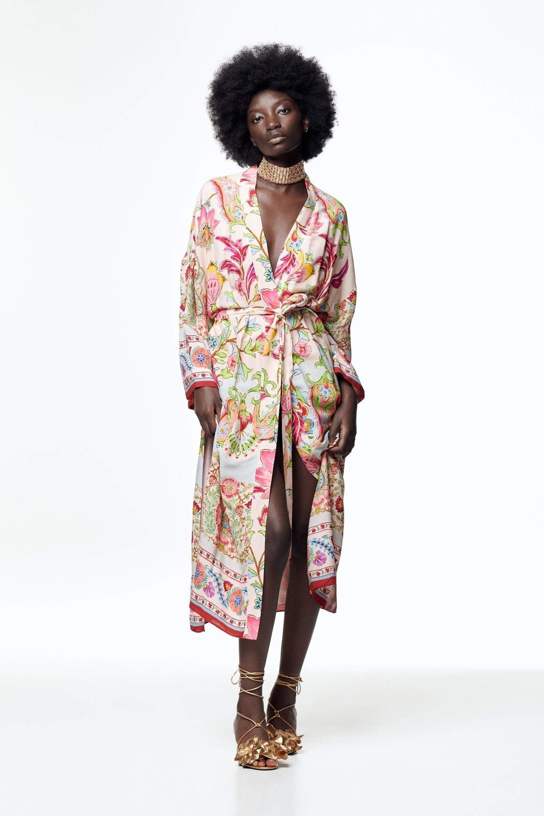 Norma Baskılı Lounge Bornoz