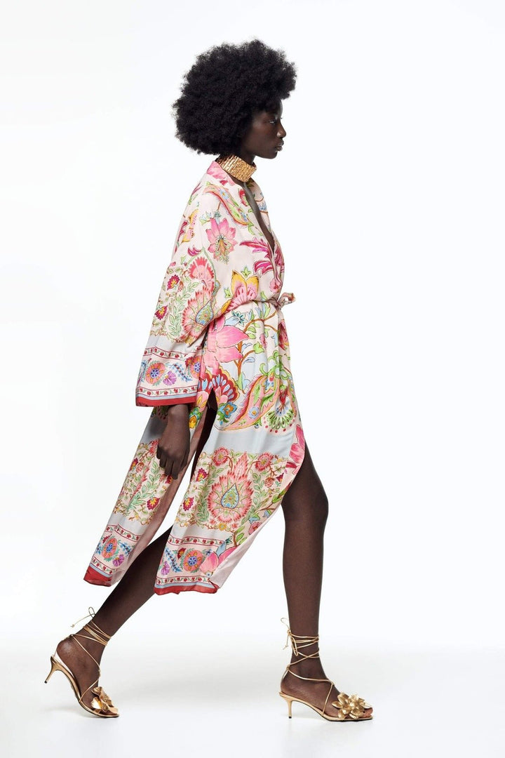 Norma Baskılı Lounge Bornoz