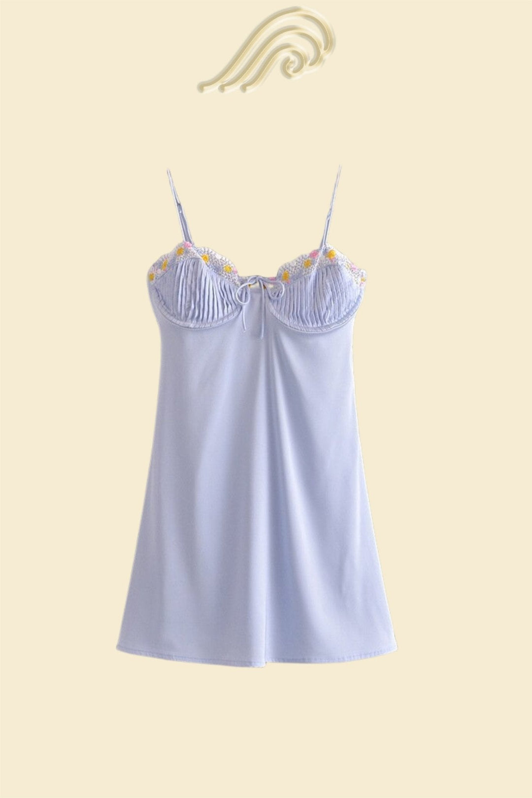 Novia Dantelli Plise Saten Salon Elbisesi