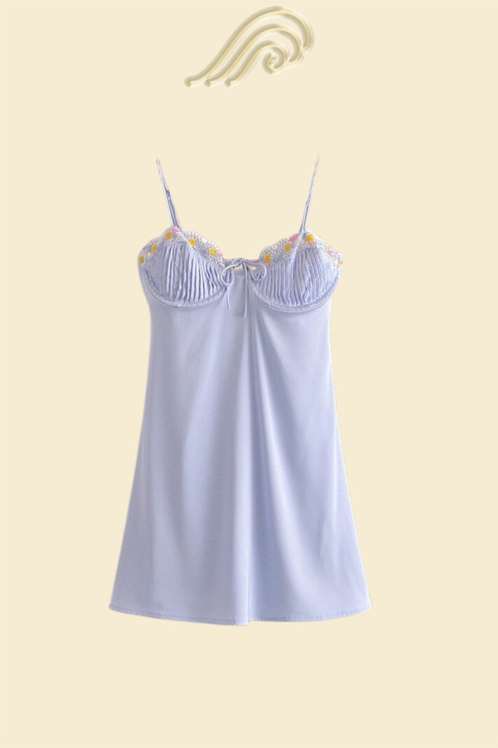 Novia Dantelli Plise Saten Salon Elbisesi