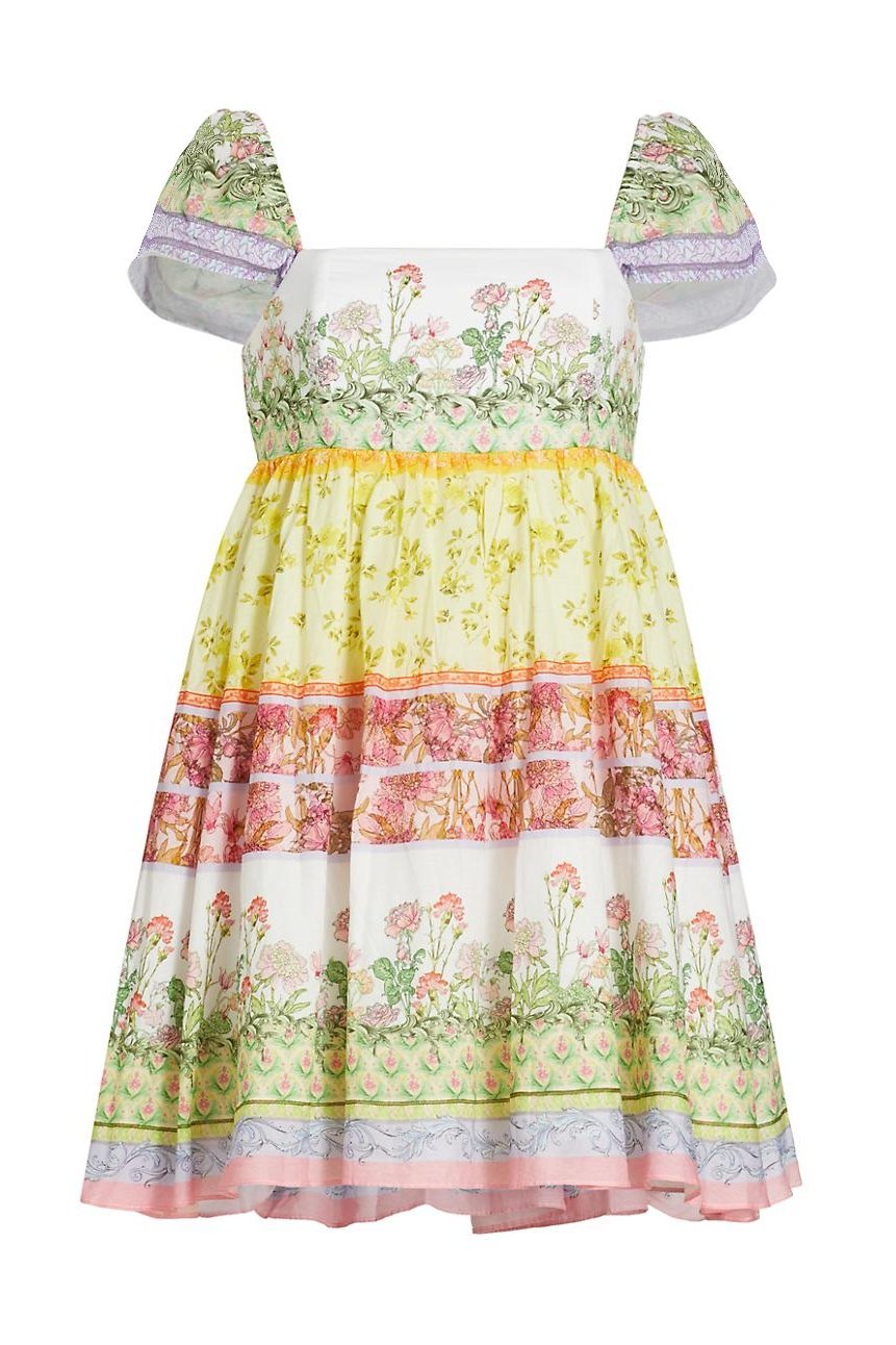 Nyra Baskılı Flare Mini Bebek Elbisesi