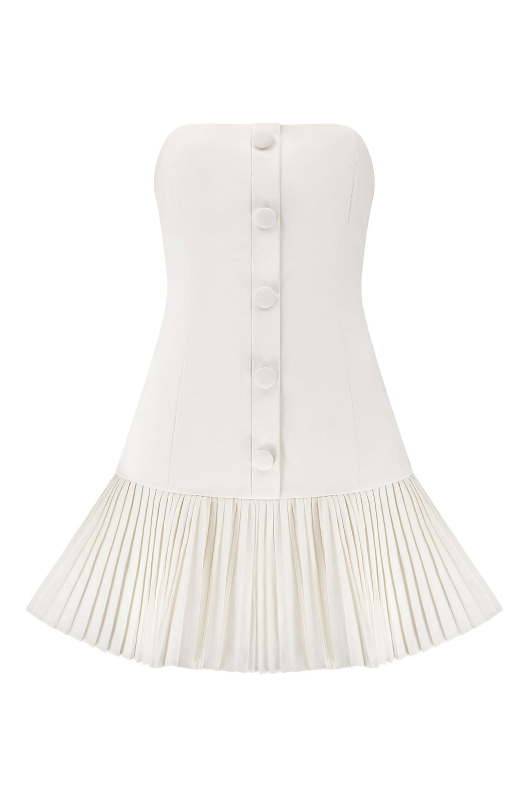 Janet Straplez Piliseli Mini Elbise