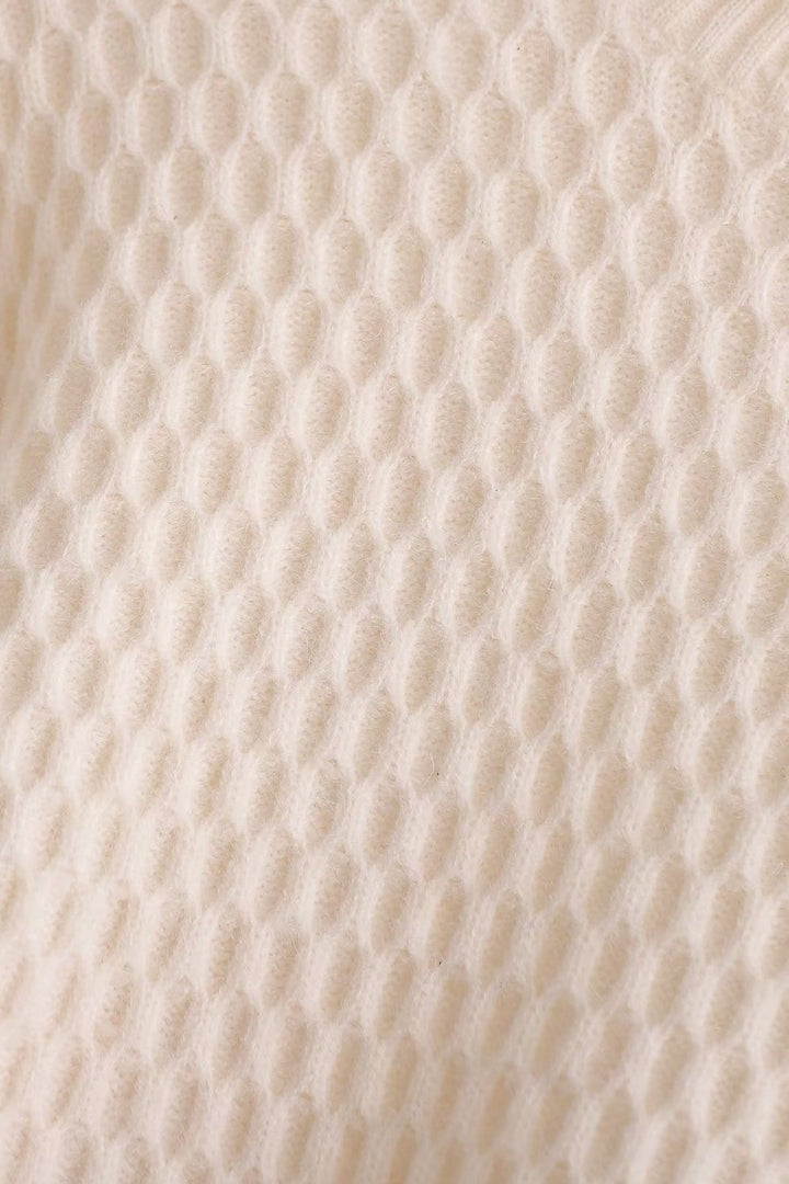 Olga Sırtı Açık Balıkçı Yaka Kazak